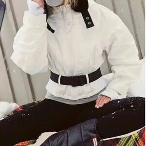 Free People White Puffer Jacket